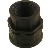 Kupplung PE Ø25,4mm (1 Zoll) I.G. auf Ø19mm...