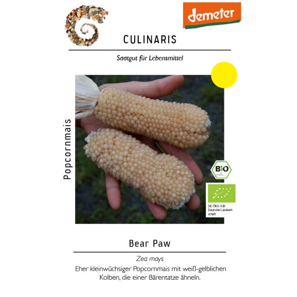 Popcornmais Bear Paw